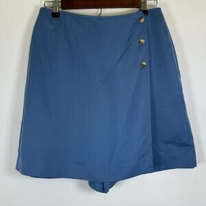 Talbots Periwinkle Blue Wrap Skort, Sz 10